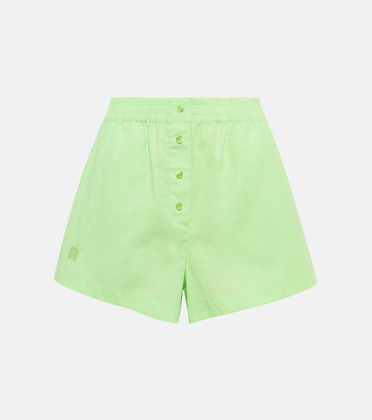 Rotate Birger Christensen Ponisan cotton poplin shorts