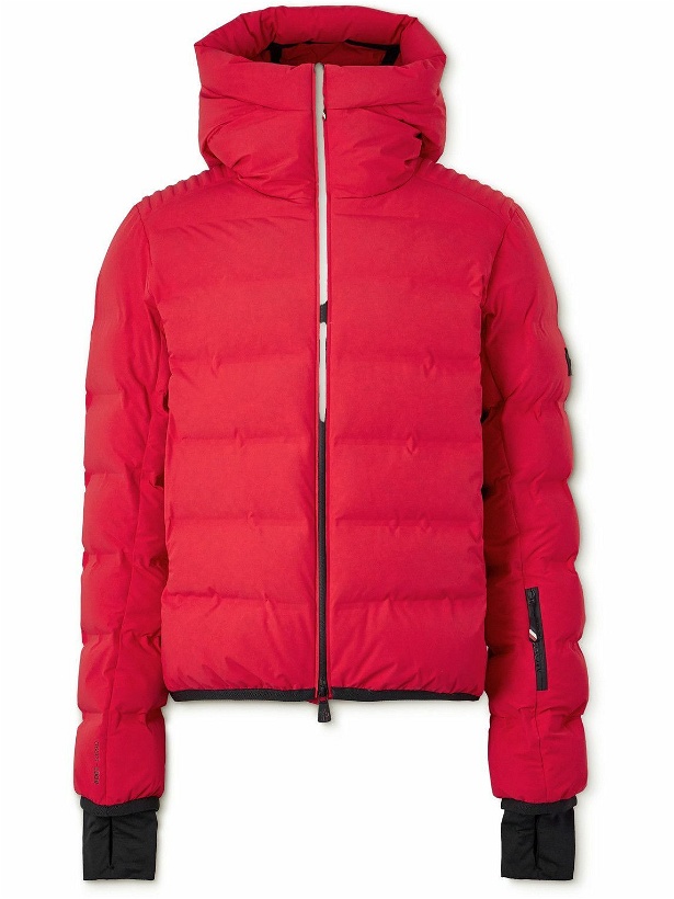 Photo: Moncler Grenoble - Lagorai Quilted Shell Hooded Down Jacket - Red