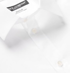 Dolce & Gabbana - Slim-Fit Stretch-Cotton Poplin Shirt - Men - White