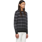 Fendi Black and Grey Wool Forever Fendi Sweater