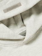 Fear of God Essentials Kids - Logo-Print Cotton-Blend Jersey Hoodie - Gray