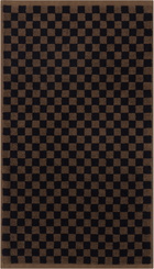 Baina Off-White & Brown Pair 08 Hand Towel Set