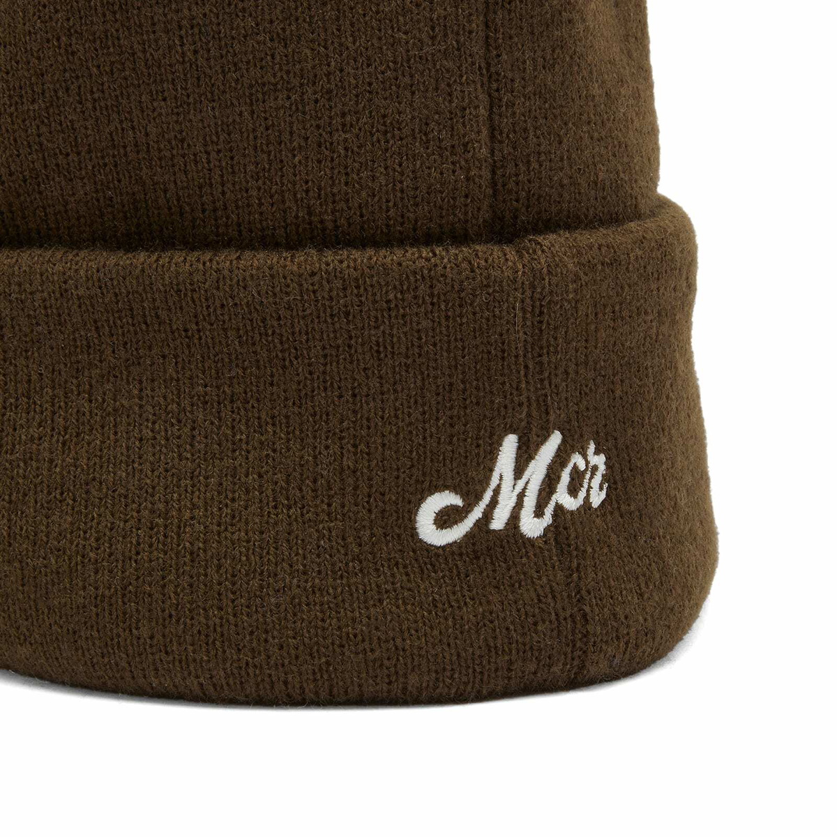 New Era E by END. Beanie in Walnut 