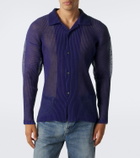 Homme Plissé Issey Miyake Rustic Mesh pleated shirt