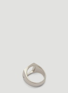 Cushion Open Ring in Silver