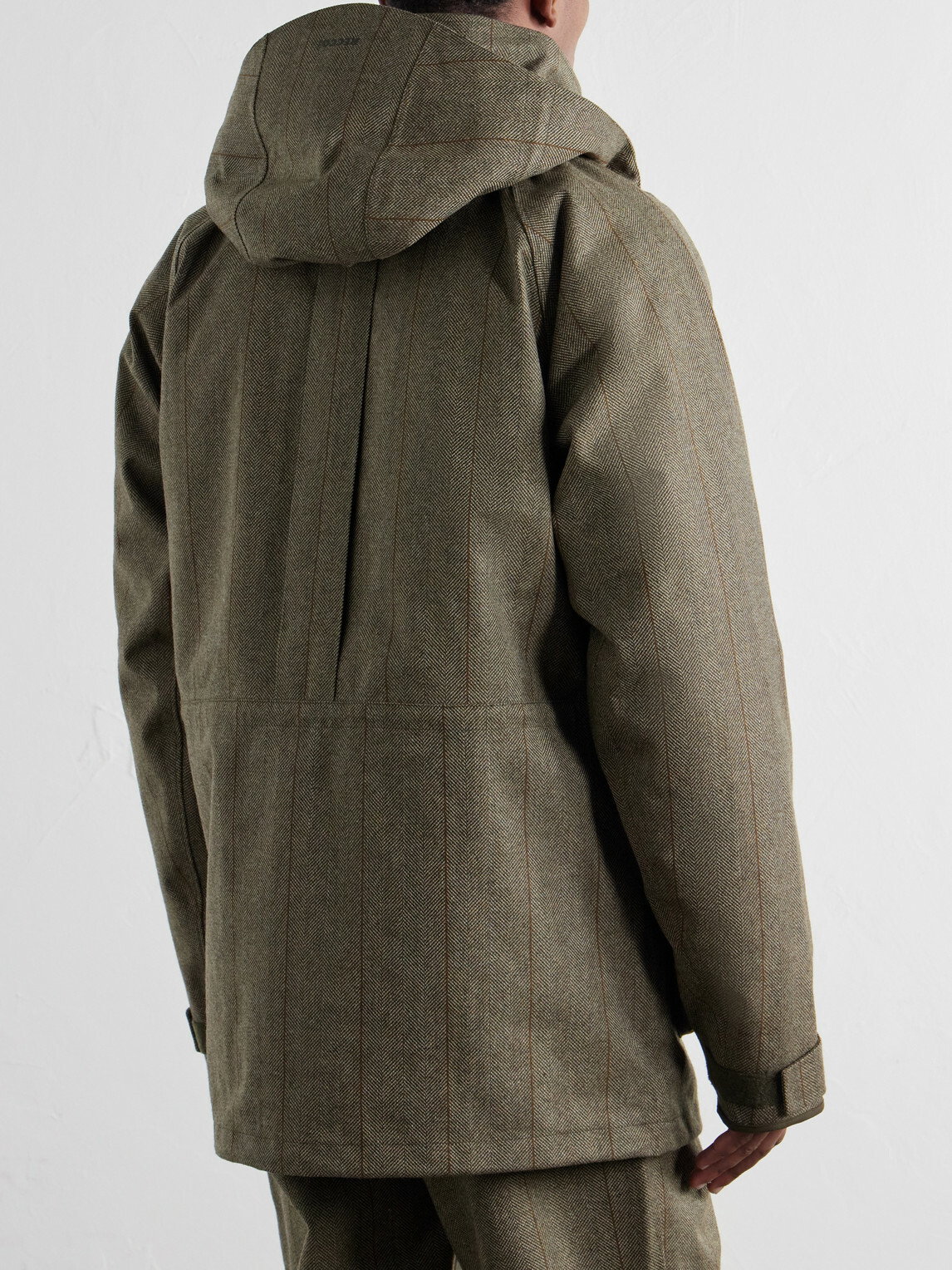Purdey - Hooded Shell-Tweed Field Jacket - Green
