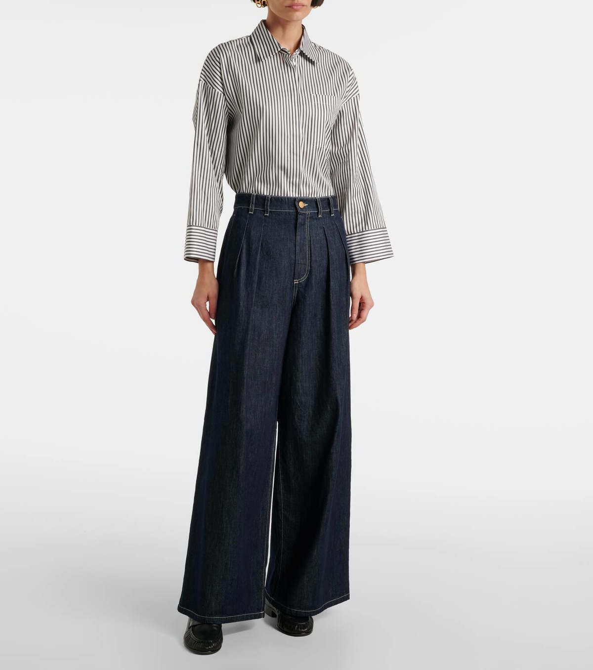【S Max Mara】 High-rise wide-leg pants S Max Mara High-rise wide-leg pants S Max Mara
