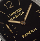 Panerai - Luminor Marina 1950 3 Days Acciaio 47mm Stainless Steel and Leather Watch - Black