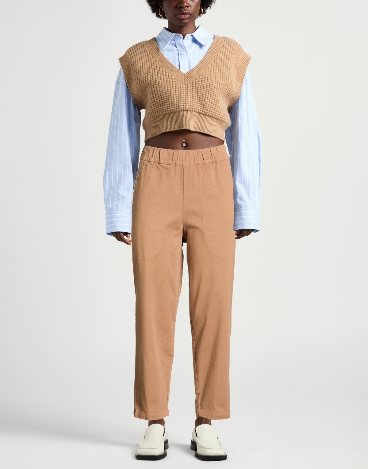 Barena Womens Pants in Sand