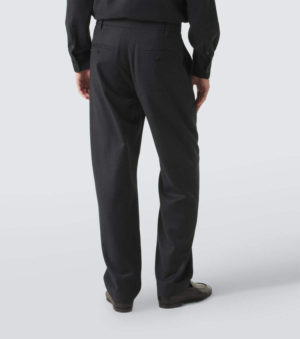 Agnona Wool wide-leg pants