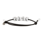 Valentino White Valentino Garavani VLTN Bead Bracelet