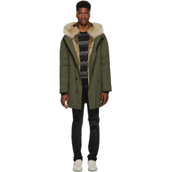 Fur lined parka