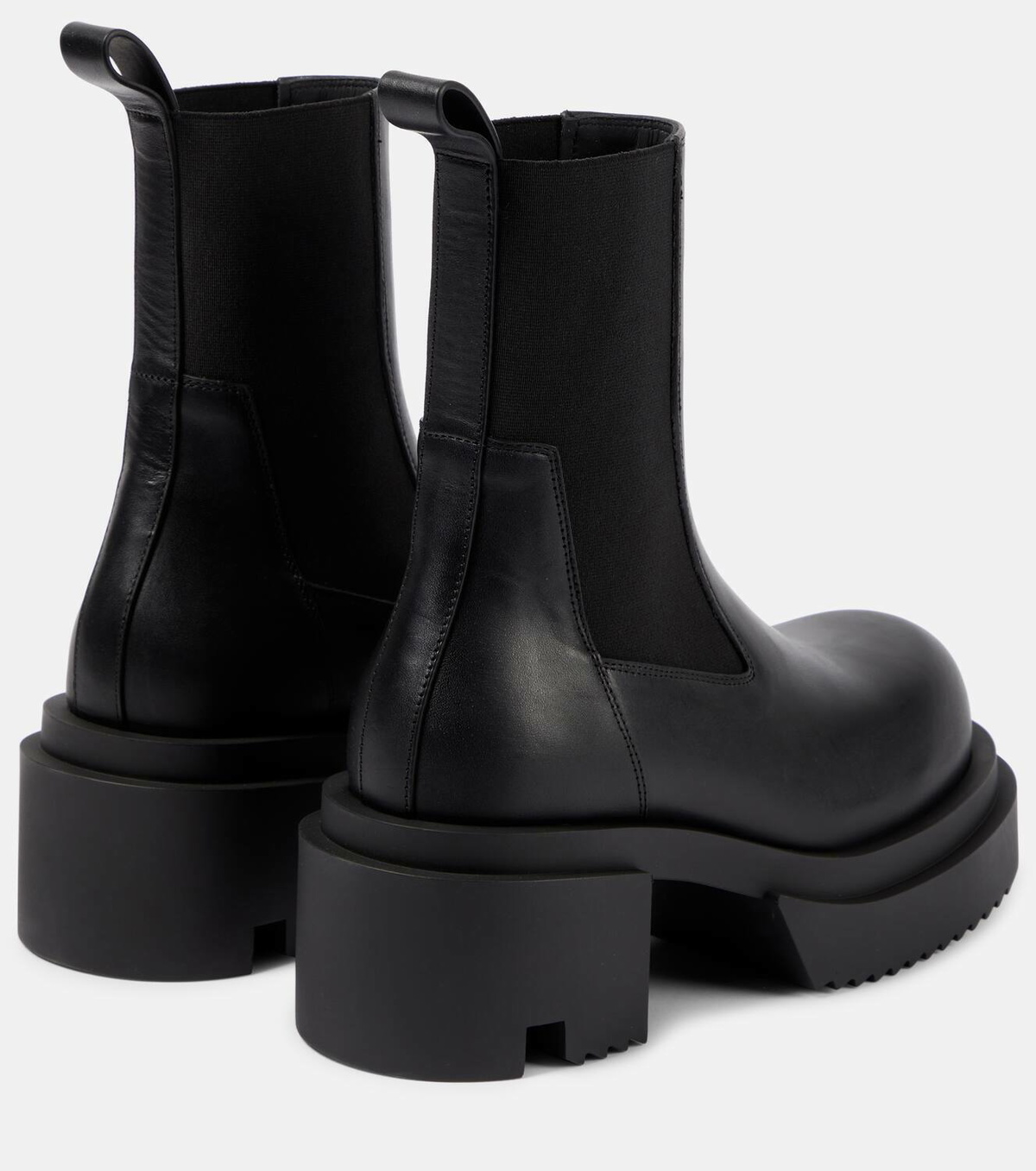 Rick Owens Beatle Bogun leather ankle boots Rick Owens