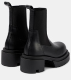 Rick Owens Beatle Bogun leather ankle boots