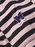 Needles - Striped Cotton-Jersey T-Shirt - Pink