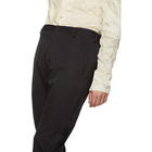 Sulvam Black Slim Trousers