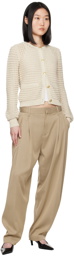 rag & bone Tan Pleated Trousers