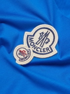 Moncler - Logo-Appliquéd Cotton-Jersey T-Shirt - Blue