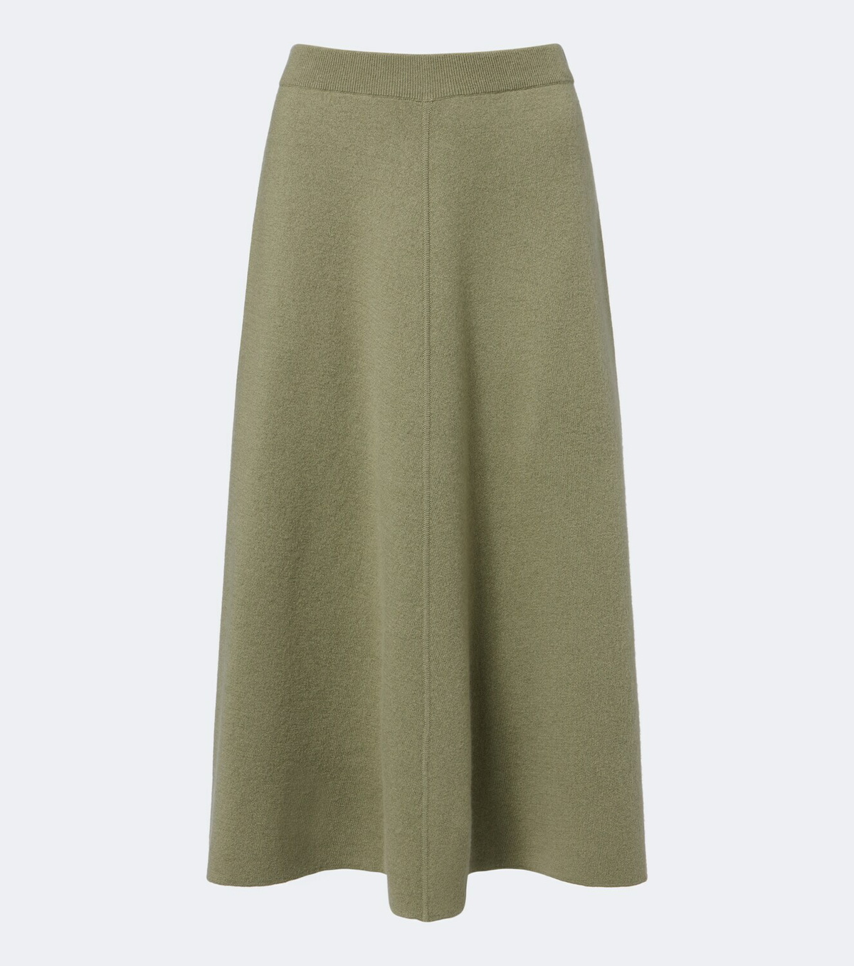 Jardin des Orangers Virgin wool and cashmere midi skirt