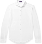 Ralph Lauren Purple Label - Cotton-Piqué Shirt - White