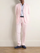 Boglioli - Unstructured Garment-Dyed Linen Suit Jacket - Pink