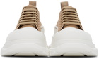 Alexander McQueen Beige Tread Slick Low Sneakers