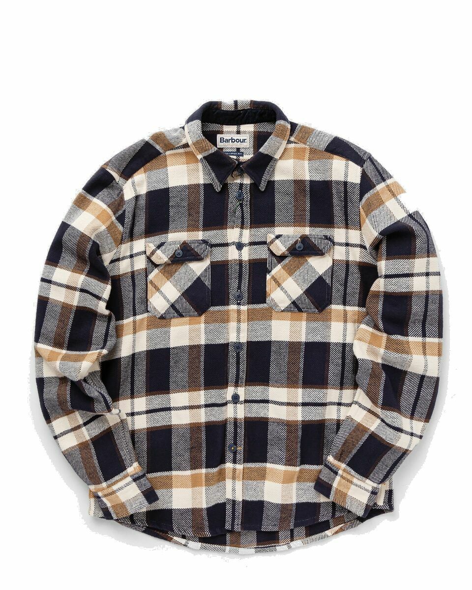 Photo: Barbour Mountain Tailored Shirt Blue/Beige - Mens - Longsleeves