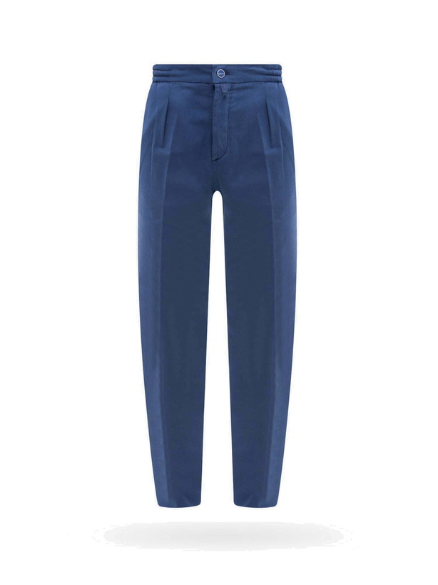 Photo: Kiton Ciro Paone Trouser Blue   Mens