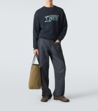 JW Anderson Anchor Tall canvas tote bag