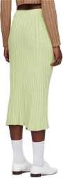 Baserange Green Loulou Maxi Skirt