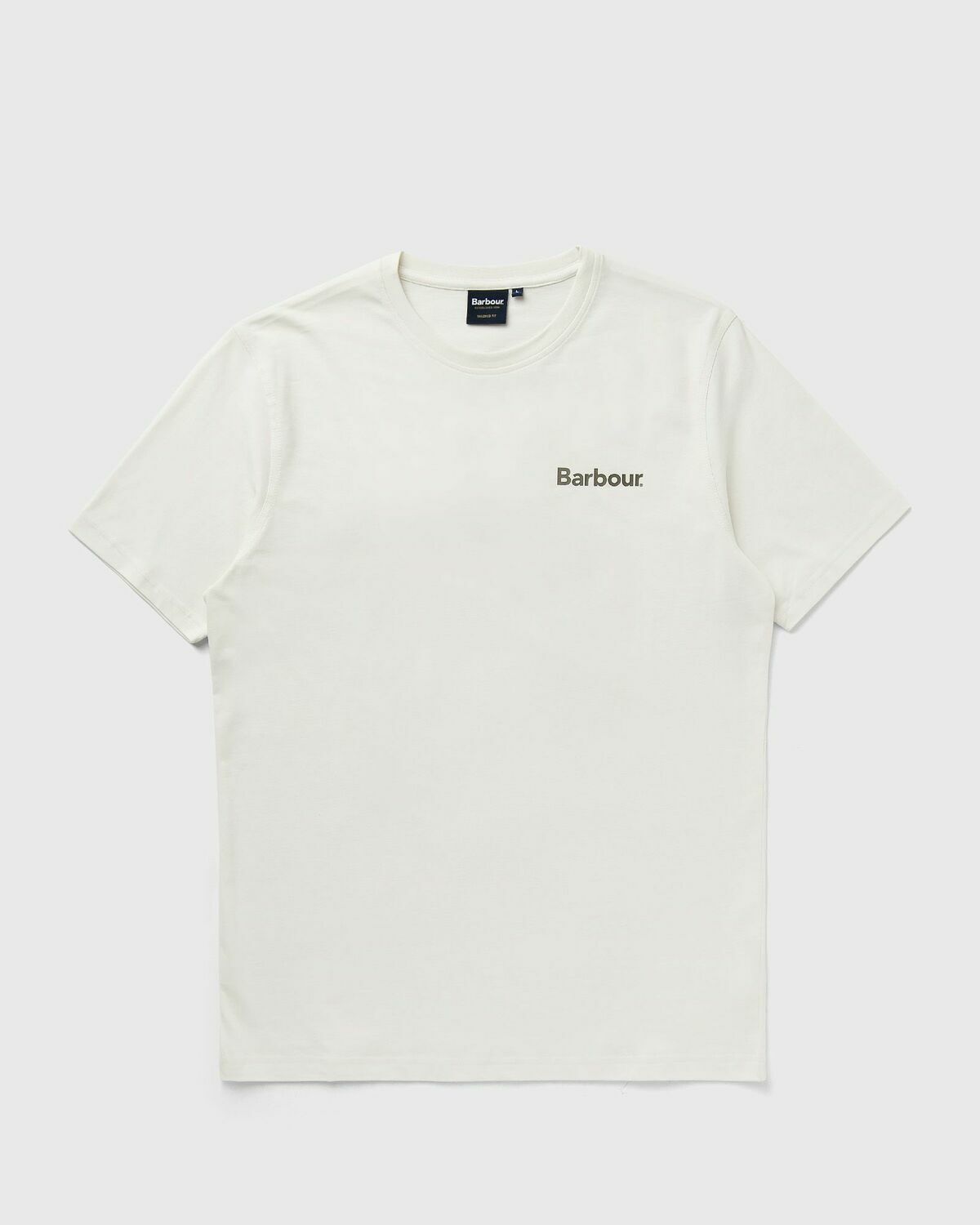 Barbour Camber Graph Tee White Mens Shortsleefe