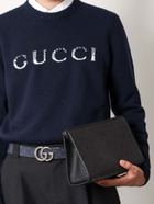 Gucci Gg Marmont Blue Mens Belt