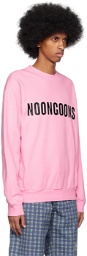 Noon Goons Pink Spellout Sweatshirt
