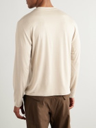 Portal - Lateral Peak Logo-Print Recycled-Jersey T-Shirt - Neutrals