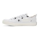 McQ Alexander McQueen White Swallow Plimsoll Low-Top Sneakers