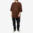 Rick Owens Men's Tommy T-Shirt in Brown