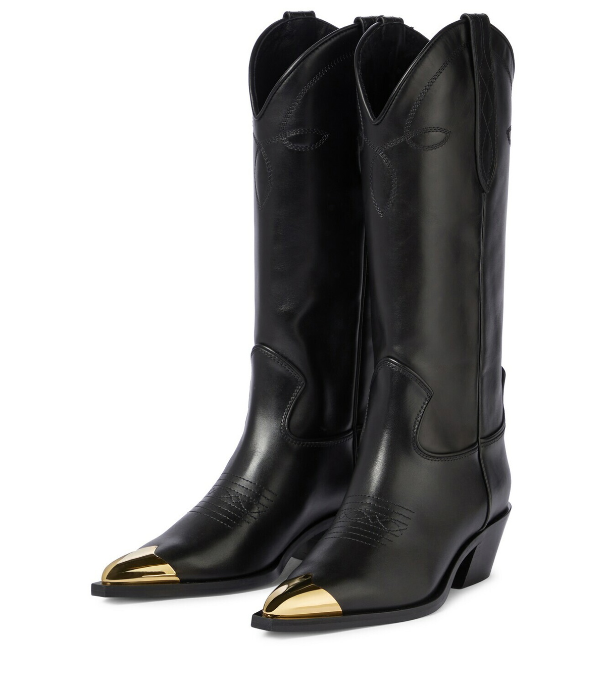 Khaite - Fontana leather cowboy boots