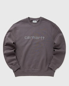 Carhartt WIP Rivet Script Sweat Purple Mens Sweatshirt