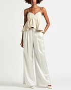 La Doublej Womens Top Cream
