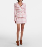 Vivienne Westwood Plaid wool-blend miniskirt