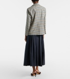 'S Max Mara Pineta pleated cotton midi skirt