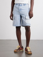 LOEWE - Paula's Ibiza Straight-Leg Denim Cargo Shorts - Blue