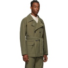 Issey Miyake Men Khaki Span Jacket