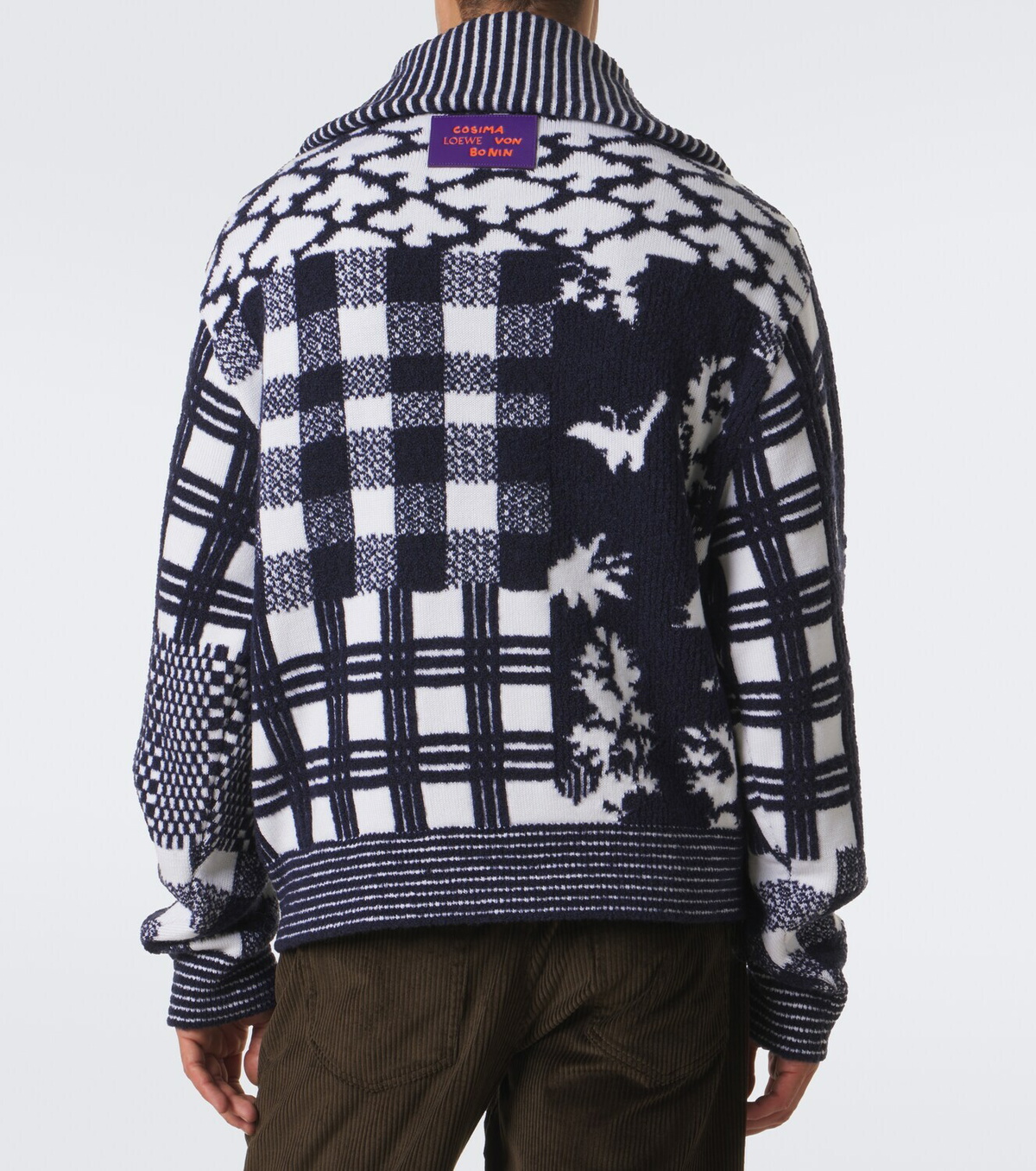 Loewe x Cosima von Bonin jacquard wool-blend sweater