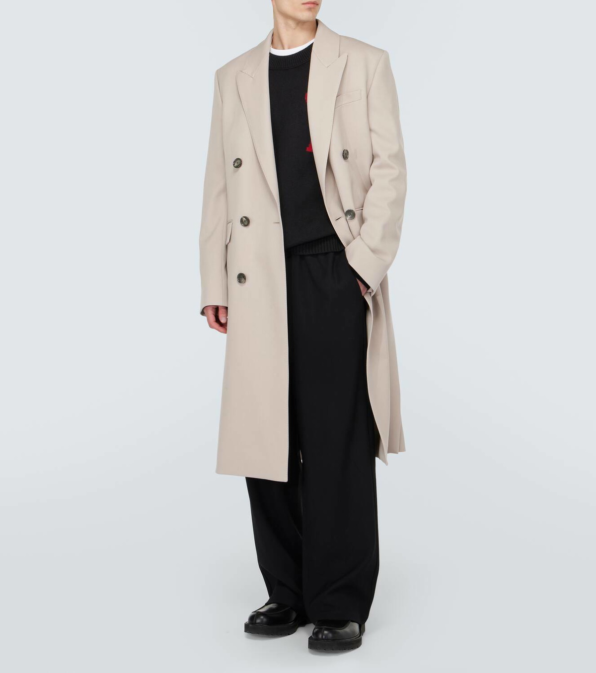 Ami Paris Ami De Cœur virgin wool sweater