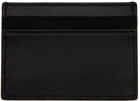 Moschino Black Logo Patch Card Holder