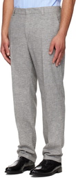 Hugo Gray Two-Piece Modern-Fit Sharkskin Suit