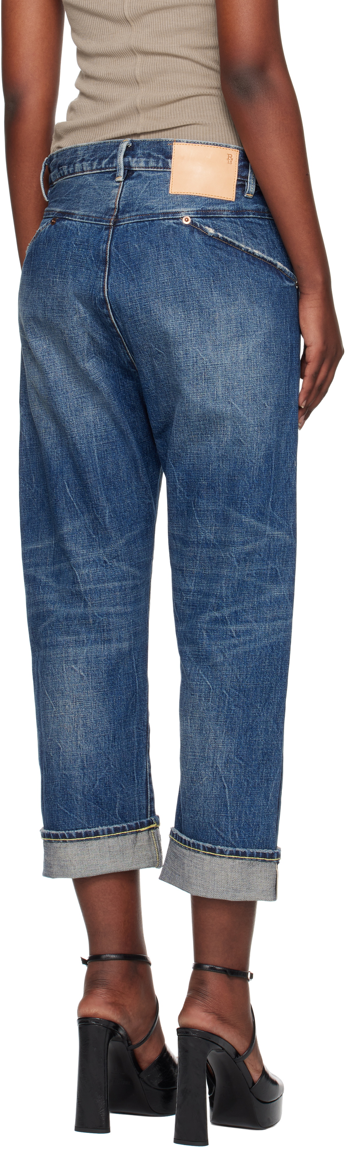R13 Blue Exene Jeans