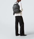 Gucci GG Canvas leather-trimmed backpack