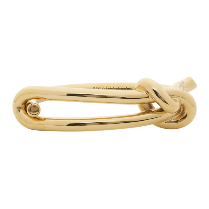 Photo: Bottega Veneta Gold Knot Bracelet